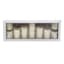 9Pk Ivory Pillars 3x3-4-5-6-8 Candle