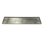 Silver Cast Aluminum Rectangular Tray, 39x9