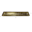 Gold Aluminum Cast Rectangular Tray, 31x7