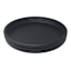 Black Round Ribbed Cast Aluminum Tray, 14"