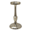 Silver Cast Pillar Candle Holder, 9"
