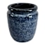 Blue Reactive Glaze Vase, 7"