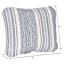 Calisto Pinstripe Outdoor Corded Back Cushion