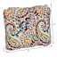 Paisley Chili Outdoor Corded Back Cushion