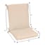 Natural Canvas Hinged Outdoor Cushion