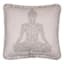 Found & Fable Budha Print Cotton Slub Throw Pillow, 18"