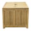 Haven Blonde Acacia Wood Umbrella Patio Table