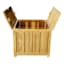 Haven Blonde Acacia Wood Umbrella Patio Table