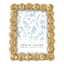 Gold Flower Resin Tabletop Frame, 5x7