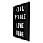 Cool People Live Here Canvas Wall Art, 22x28