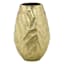 Gold Aluminium Vase, 11.5"