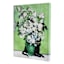 Cat Floral Canvas Wall Art, 16x20