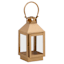 Copper Lantern with Glass, 12.5"