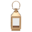 Copper Lantern with Glass, 12.5"