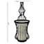 Black Metal Wire Uplight with Fabric Shade Liner, 24"