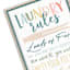 Laundry Rules Framed Canvas Wall Art, 12x14