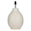 White Ceramic Medium Table Lamp Base, 20"