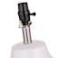 White Ceramic Medium Table Lamp Base, 20"