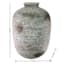 Matte Grey Reactive Glaze Natural Ceramic Vase, 11x17