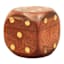 Wooden Dice Cube Box, 3"