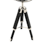 Black Globe On Tripod Stand, 12"