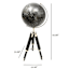 Black Globe On Tripod Stand, 12"