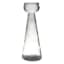 Luz Clear Glass Taper Candle Holder, 16"