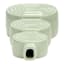Cucumber Green Stacked Circles Ceramic Vase, 12"