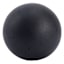 Matte Black Resin Cement Look Orb, 4"