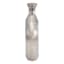Silver Scratched Oval Vase Cut-Out, 13"