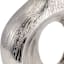 Silver Scratched Oval Vase Cut-Out, 13"