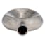 Silver Scratched Oval Vase Cut-Out, 13"