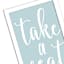 Glass Framed Take A Seat Framed Print Wall Art, 9x21