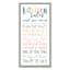 Framed Bathroom Rules Canvas Wall Art, 12x14