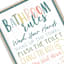 Framed Bathroom Rules Canvas Wall Art, 12x14