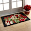 Classic Christmas Dog in Present Hooked Accent Rug, 27x45
