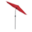 Red Crank & Tilt Round Patio Umbrella, 7.5'
