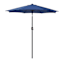Navy Blue Crank & Tilt Round Patio Umbrella, 7.5'