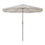 Found & Fable Cream Macrame Fringe Crank & Tilt Round Patio Umbrella, 9'