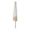 Found & Fable Cream Macrame Fringe Crank & Tilt Round Patio Umbrella, 9'