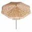 Found & Fable Tiki Fringe Crank & Tilt Round Patio Umbrella, 9'