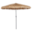 Found & Fable Tiki Fringe Crank & Tilt Round Patio Umbrella, 9'