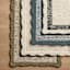 Lainey Ivory Border Accent Rug, 27x45