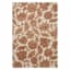 Bryson Terracotta Floral Area Rug, 6x9