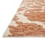 Bryson Terracotta Floral Area Rug, 6x9