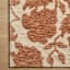 Bryson Terracotta Floral Area Rug, 6x9