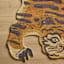 Tigresa Orange Area Rug, 5x7.6