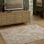 Amana Neutral Botanical Area Rug, 5.3x7
