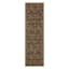 Alexandria Rust & Brown Runner, 2.5x8