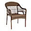 Providence Fairview Wicker Patio Armchair, Brown